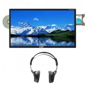 Pack alden TV led 24pouces 60cm satmatic aio pour parabole automatique casque avec émetteur i