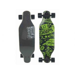 Skate En Bois Longboard Easykado Multicolore