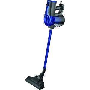 Bomann BS 1948 CB Aspirateur traîneau sans sac 2-en-1, Filtre Hepa, support mural Bleu-gris