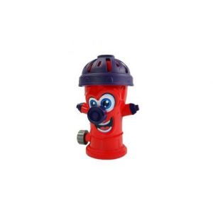 Jeu d'eau bouche d'incendie arroseur 14x22 cm - jouet a relier au tuyau d'arrosage - pulverisation jet eau - jardin  plein air