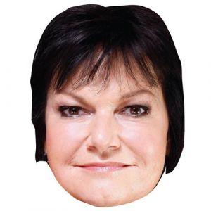 IMPRESSION DIRECT Masque en carton 2D- Mauranne -Chanteuse - Taille A4