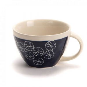 Tasse &agrave; th&eacute; Helios (lot de 4) - Amadeus - Bleu - Gr&egrave;s