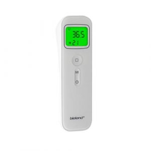 E127 Thermomètre frontal avec alarme de fièvre et fonction de mémoire Thermomètre infrarouge pour enfant et adulte sans contact