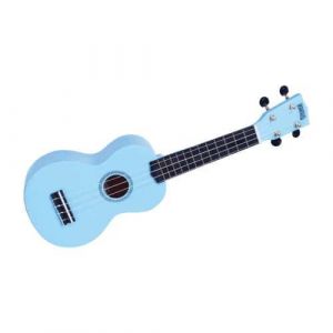 Mahalo Rainbow MR1-LBU - Ukulele Soprano bleu clair brillant + housse