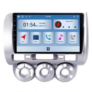 Autoradio RoverOne® Bluetooth CarPlay 2 Din 6Go RAM 128Go ROM pour Honda Jazz 1 GD 2001-2008 Fit 2001-2009