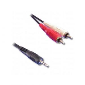 Jack 3,5 st.mâle/2xRCA mâle longeur 5 m LINEAIRE - A200G