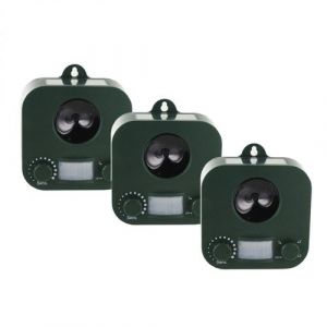 Pack 3x garden protector wk0053 repulsif chien chat fouine