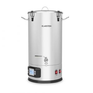 Klarstein Maischfest Kit brassage de bière maison - Cuve 35 litres - minuterie - 1500W / 3000W - inox