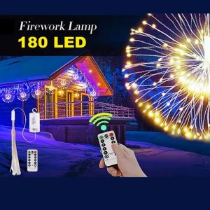 180LED guirlande lumineuse en fil de cuivre avec boîte à piles en plastique LD1728