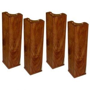 Lot de 4 pieds carrom