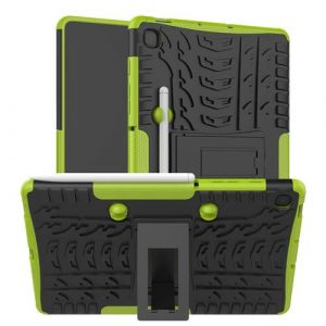 Housse etui coque rigide anti choc pour Samsung Galaxy Tab S6 Lite P610 / P615 (10,4 pouces) - VERT - htdmobiles