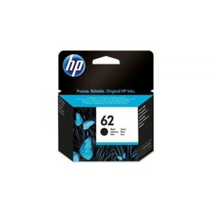Cartouche d'encre - imprimante hp 62 noire authentique (c2p04ae) pour hp officejet mobile 250, hp envy 5540/5640/7640, hp officejet 5740 e-ai