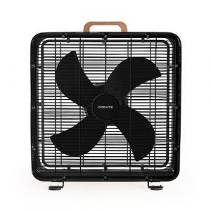 Air floor box 1200 - ventilateur de sol industriel 90w - Noir