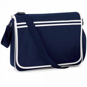 Sac sacoche bandouli&egrave;re simili cuir - BG71 - bleu marine