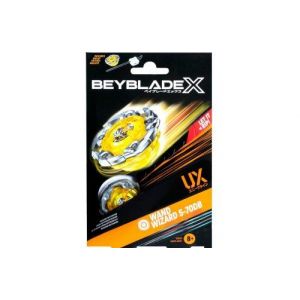 Coffret toupie beyblade x wand wizard 5-70db ux - set toupie + lanceur - type endurance + 1 carte
