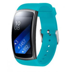 Strap-it Bracelet silicone - compatible pour Samsung Gear Fit 2 / Fit 2 Pro (aqua)