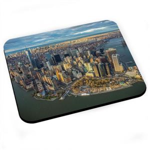 Tapis de souris New york manhattan panorama ville usa grattes ciel