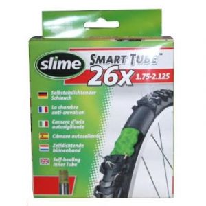 Slime schrader chambre &agrave; air anti-crevaison pour v&eacute;lo 26 x 1,75 2,125