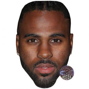 IMPRESSION DIRECT Masque en carton 2D Jason Derulo - Chanteur - Taille A4