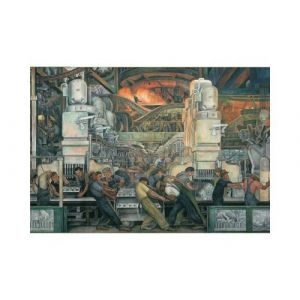 Puzzle 1000 Pièces : Diego Rivera : L'industrie de Détroit, Pomegranate