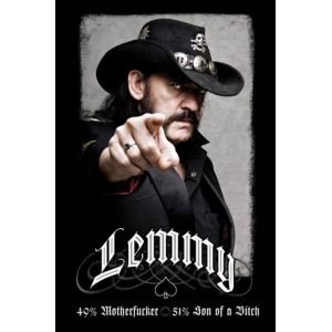 Poster Lemmy Kilmister Mot&ouml;rhe 91,5 cm x 61 cm