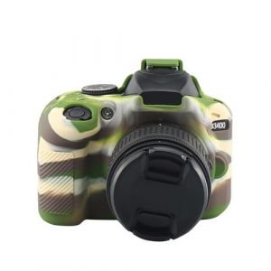En Caoutchouc Souple En Silicone Coque Couvercle de Protection Pour Nikon D3400 Caméra Sac Tampon BT272