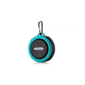 Enceinte bluetooth sport pour honor 9 lite smartphone ventouse haut-parleur micro waterproof (bleu)