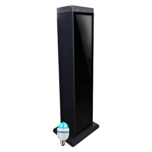 tour de son - mpman t500cd - colonne hifi bluetooth - 2x5w + 10w rms - cd - 2 usb - ampoule - led - aux - radio fm ,télécommande