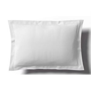Taie d'oreiller Taie Vexin 50x75cm blanc Percale 80F