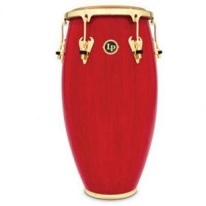 Percussions Lp Latin Percussion M754S-Rw Congas Matador 12 1/2 Tumba Red/Gold Congas
