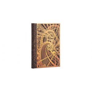 Carnet &agrave; couverture rigide Paperplanks mini lign&eacute; New York Deco