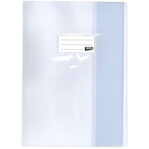 Prot&egrave;ge-cahier transparent en PVC &ndash; Format  A4 21x29,7 CM &ndash; &Eacute;paisseur 19/100&egrave;me &ndash; Grain lisse