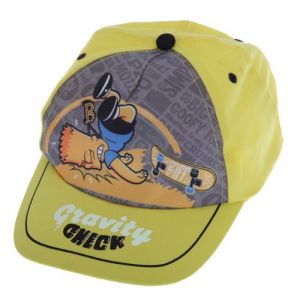 Bart Simpson - Casquette de baseball 100% coton - Garçon (2-4 ans) (Jaune) - UTKC435