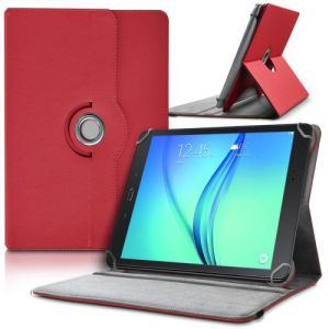 Etui de Protection et Support (Dimensions 27,5cm x 19cm), Rouge pour Logicom M bot tab 102 10.1 pouces