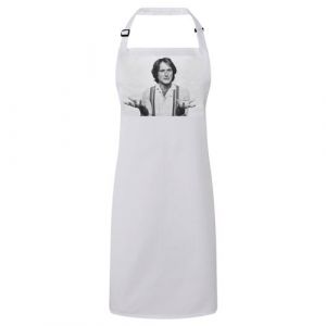 Fabulous Tablier Cuisine Premium Blanc Robin Williams Portrait Noir & Blanc
