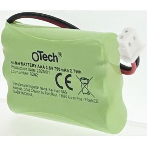 Batterie Electrostimulation compatible avec SLENDERTONE BOTTOM - Otech