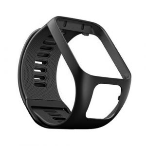 Bracelet en silicone pour TomTom Spark Runner 2/3 Golfer2 - Noir