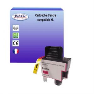 T3AZUR- Cartouche compatible avec Brother LC900 Magenta pour Brother MFC-210C, MFC-215C, MFC-3240C, MFC-3340CN