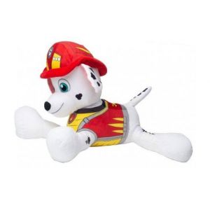 Peluche pat patrouille couche 55 cm chien dalmatien marcus - peluche enfant - doudou licence paw patrol dino rescue
