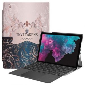Housse etui coque pochette simili cuir pour Microsoft Surface Pro 4 / 5 / 6 / 7 / 7+ (12,3 pouces) - INVITAKPNS - htdmobiles