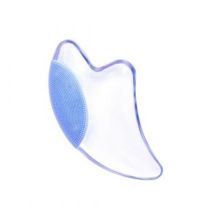 Beauté Grattoir Plate Conseil Luminou Cristal Gua Sha Silicone Conseil Massager BT256