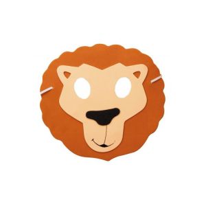 Masque Enfant Lion - Beige - Taille Unique
