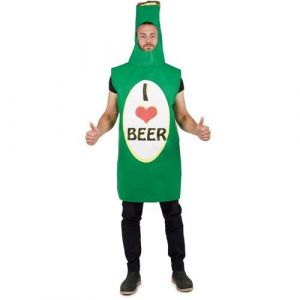 Costume adulte en bouteille de bi&egrave; re et en taille unique (x1) REF/42937 Homme ou Femme