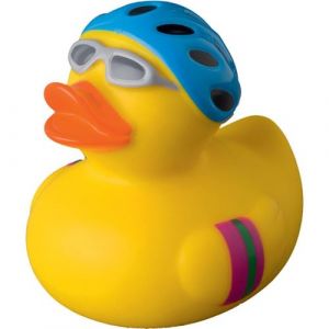 Mbw - canard de bain cycliste- 31079 - jaune