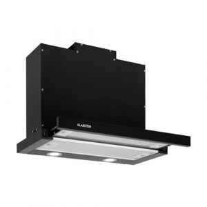 Hotte tiroir Klarstein Mariana 60 - télescopique 60cm - Extraction 500 m³/h - Noir