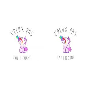 Fabulous Mug céramique J'Peux Pas J'Ai Licorne