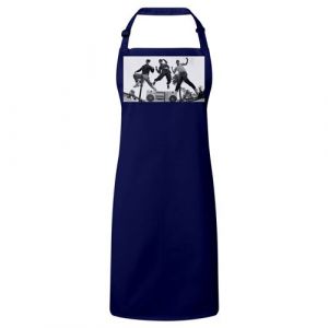 Fabulous Tablier Cuisine Premium Navy Beastie Boys Ghetto Blaster Jump