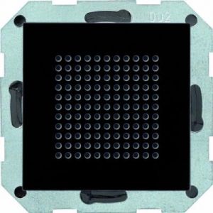 Gira 5s 28205 2syste radio encastrée avec système de haut-parleurs verre noir