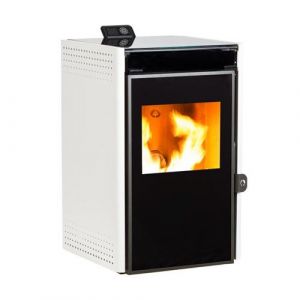 Poele a granules 6 kw blanc Ecoforest eco20906