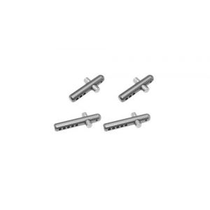 Bras inférieur arrière en aluminium gpm racing + bras de fusée arrière pour voiture rc arrma 1/8 kraton gris